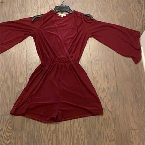 Long sleeve, short romper